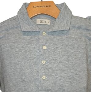 AYR Heather Gray Prima Cotton Polo Shirt
